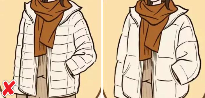 告别臃肿羽绒服穿搭技巧合集,黄绿色羽绒服太肥怎么搭配衣服