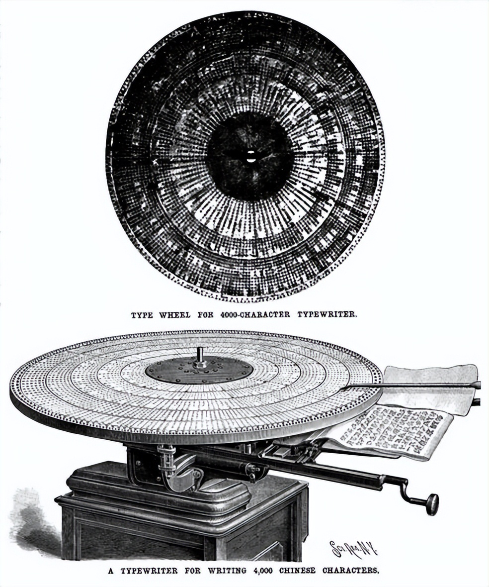 文字打字机,机械式汉字打字机谁发明的