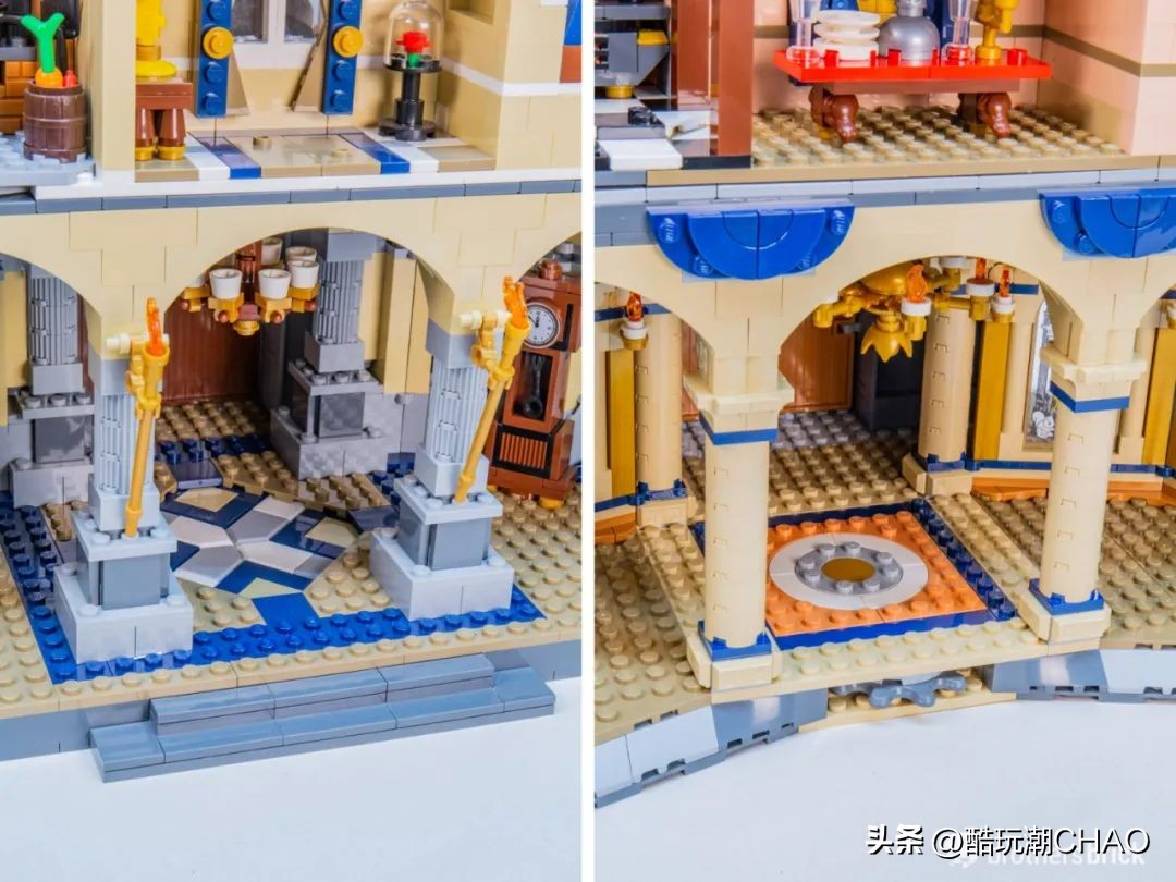 和迪士尼城堡一样高的乐高,和迪士尼乐园相似的城堡