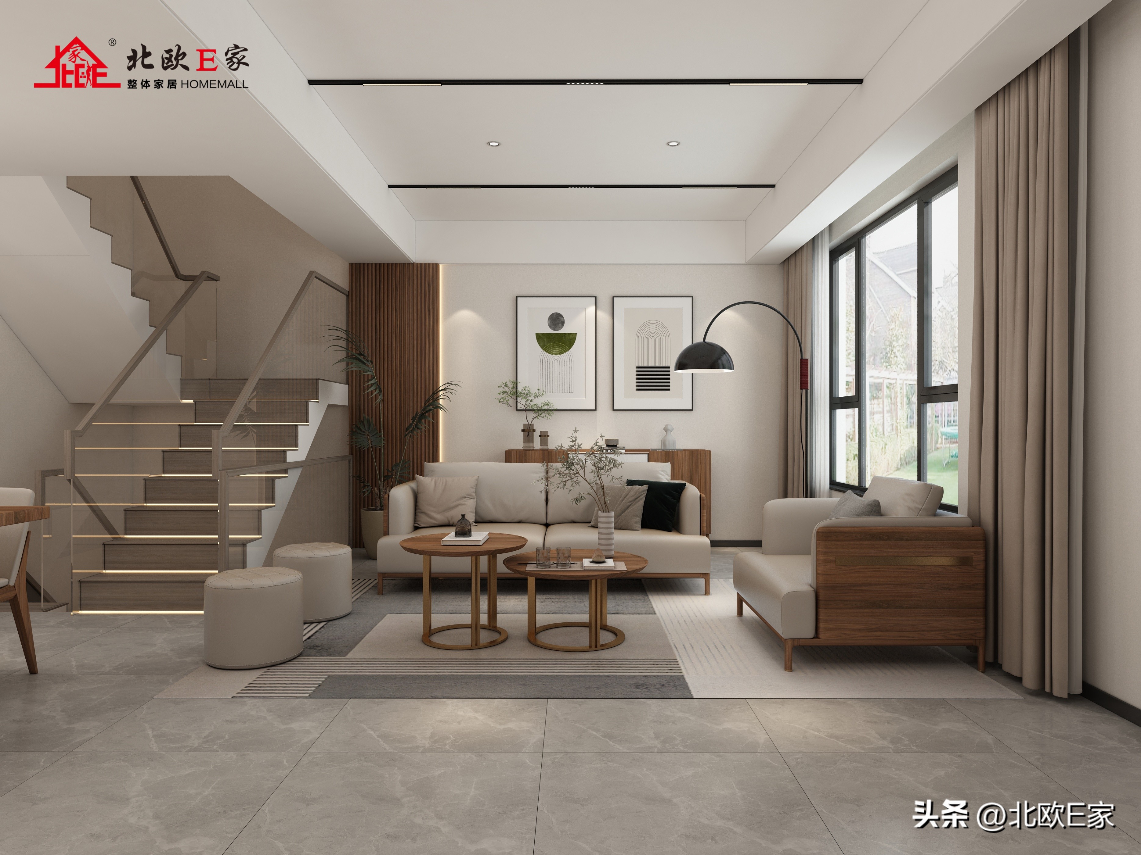 素雅别致的北欧风小家,北欧风空间设计