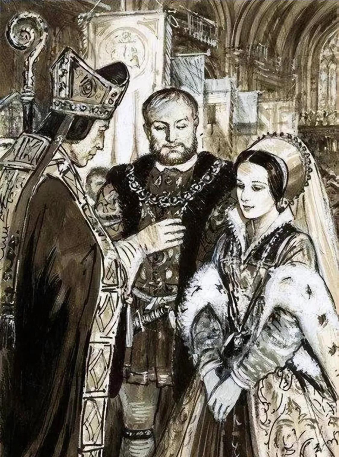 亨利八世和安妮,亨利八世死前和安妮博林的对话