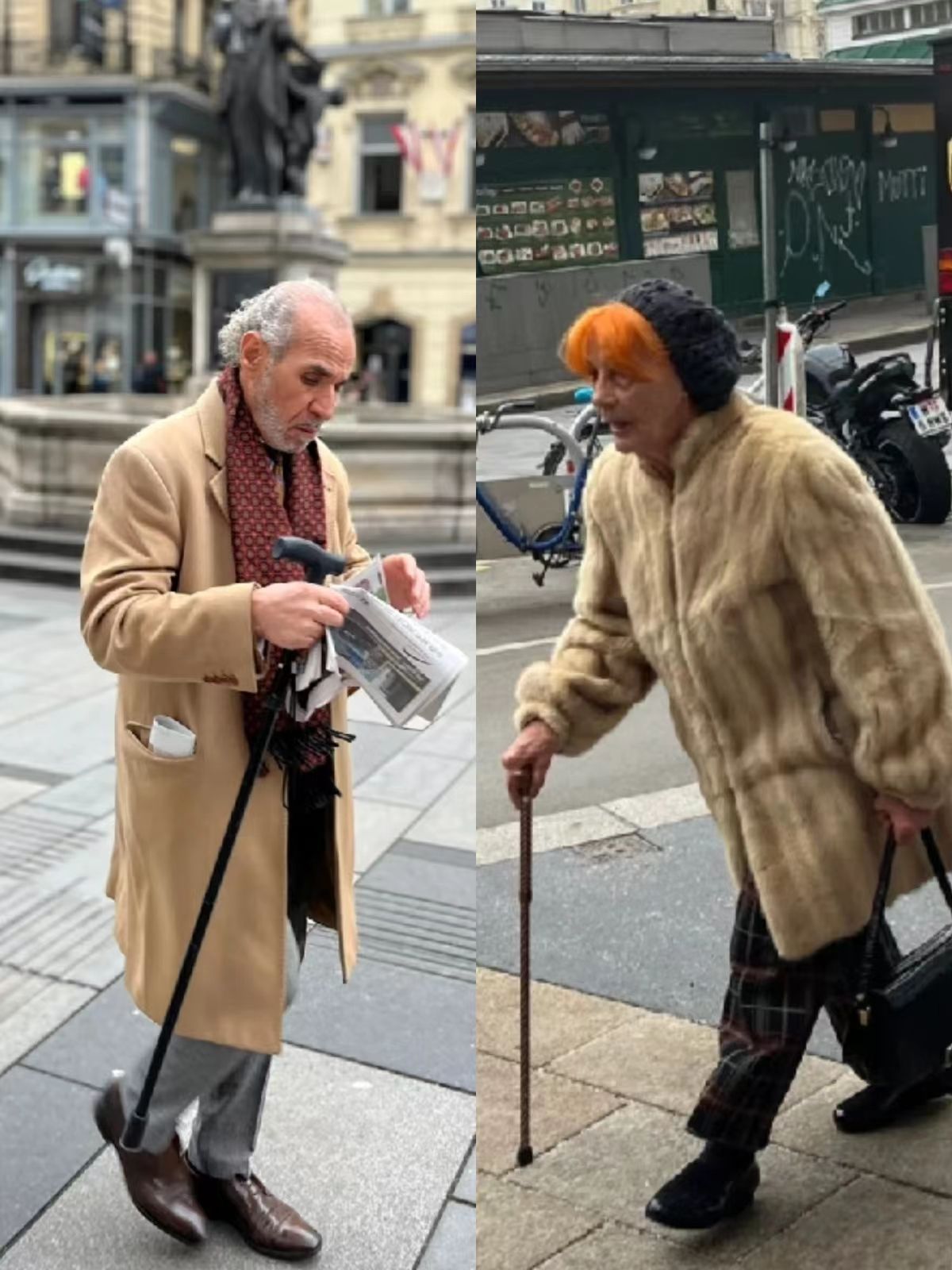 老人中式时尚穿搭,老人江南风穿搭