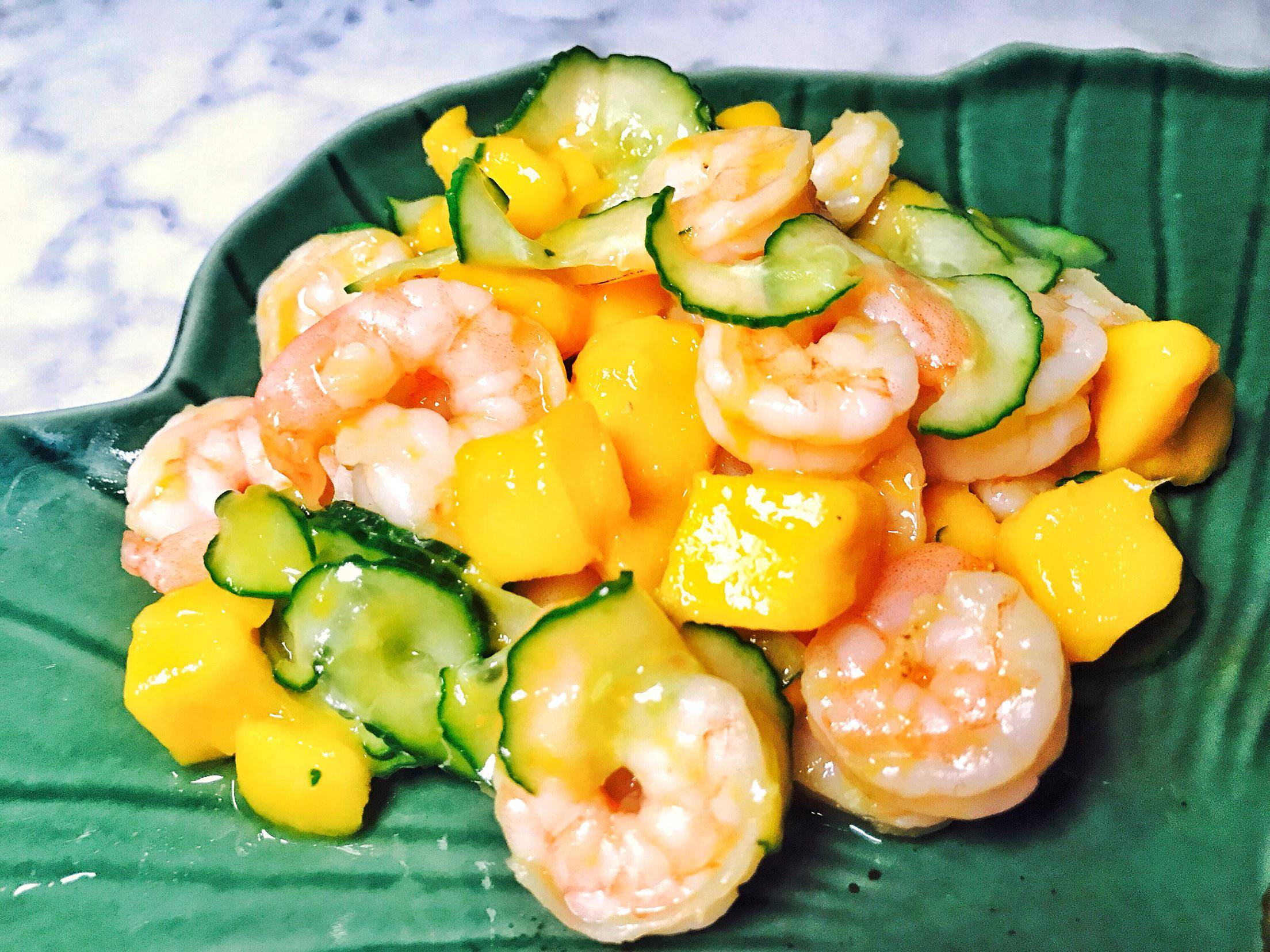 凉拌莴笋虾仁的做法大全,凉拌芦笋虾仁芒果