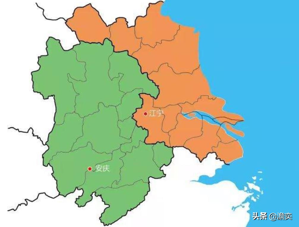以前的安徽和现在的安徽对比,合肥和安庆谁的位置重要