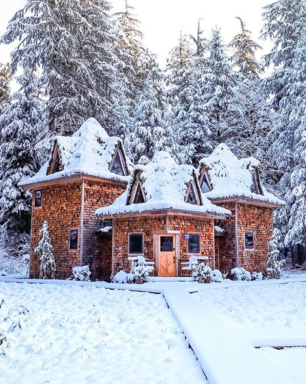 两位情侣在森林中搭个帐篷,一对情侣在大山深处打造的家