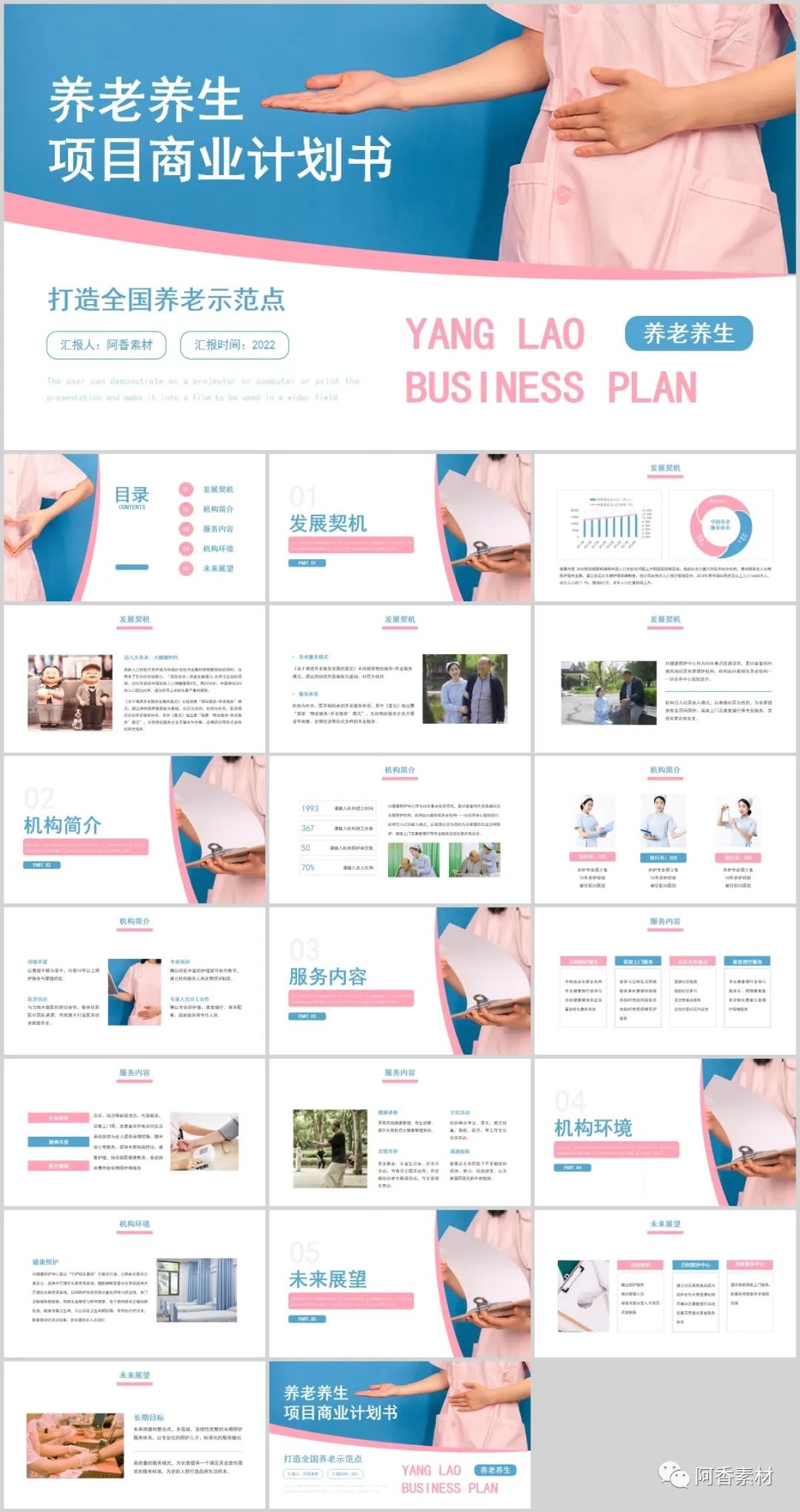 大健康商业计划书ppt模板,专业商业计划书ppt模板免费下载