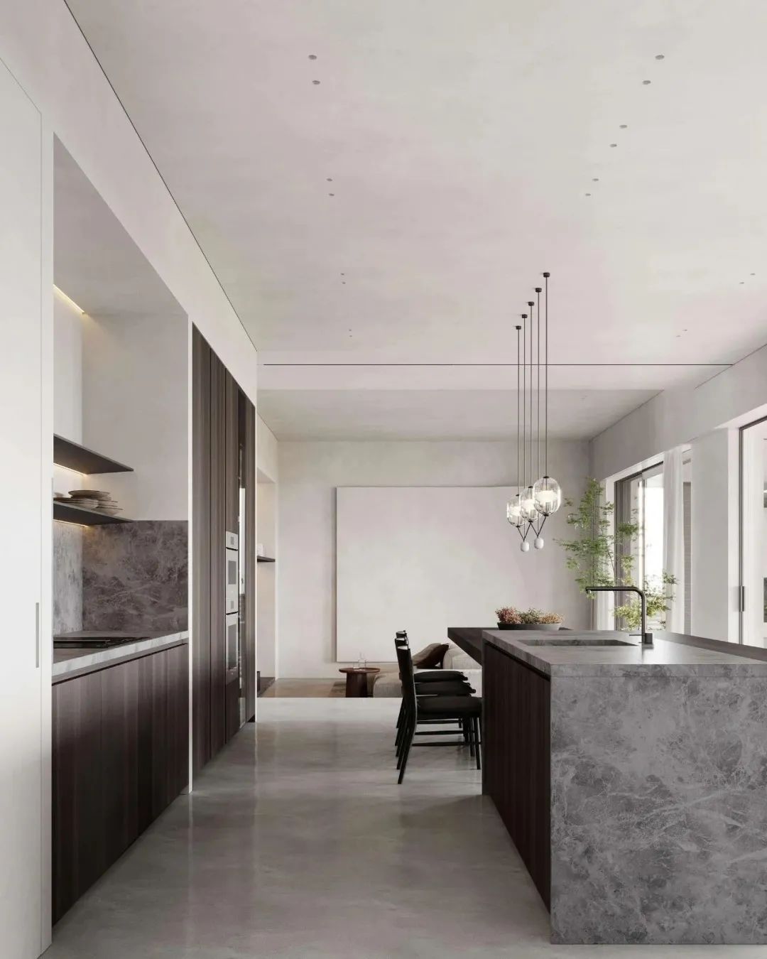 精致的灵魂轻奢公寓,极简主义北欧公寓