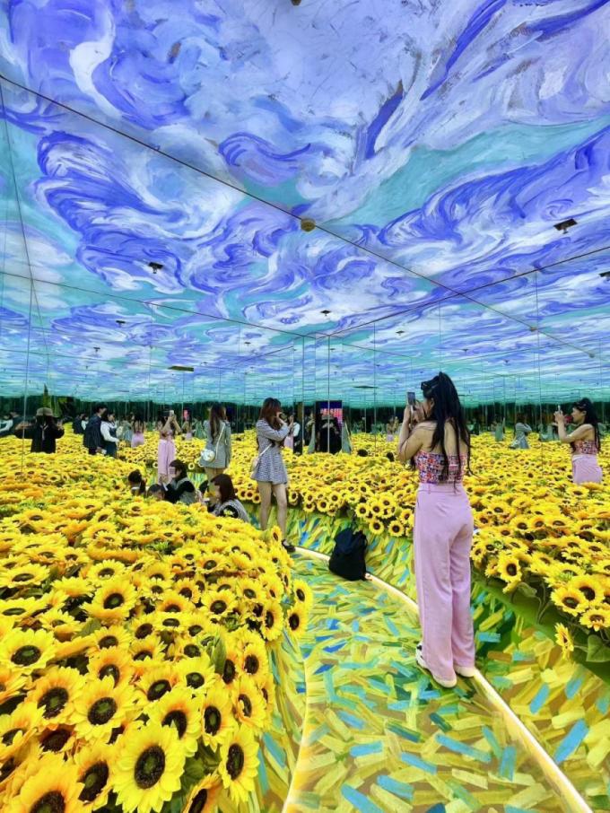 青岛新展！很多小姐姐都去拍照了