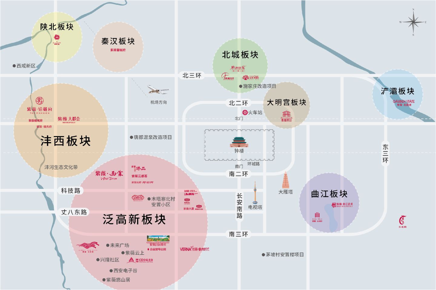 紫薇地产深耕西安致新美好,紫薇地产在西安的项目