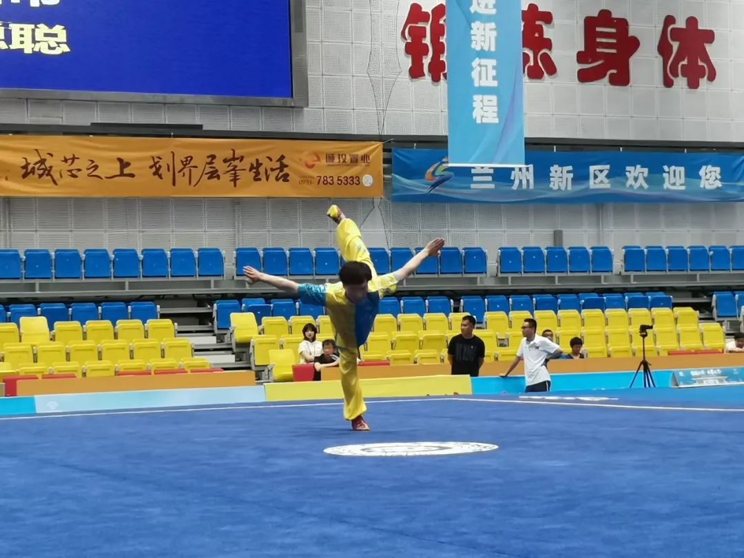 看省运|群众组武术套路比赛兰州市体校开赛