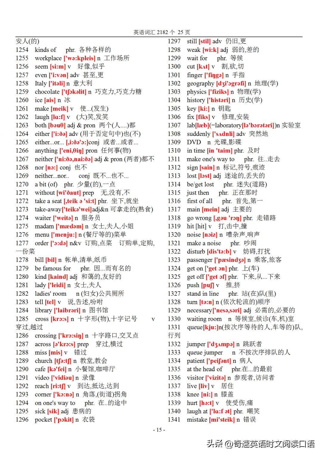 初中英语词汇2182个哪里可以听,初中英语983个核心单词带音标