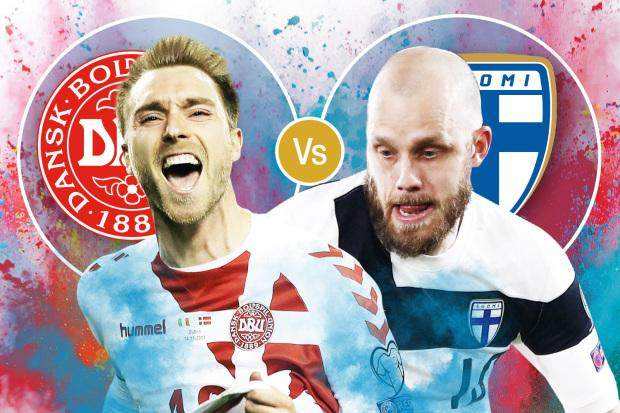 欧洲杯芬兰和丹麦预选赛,世界杯6.13丹麦vs芬兰