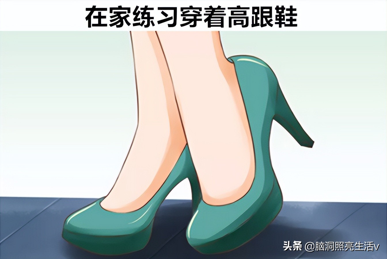 如何优雅的穿着高跟鞋,怎么正确穿高跟鞋视频教程