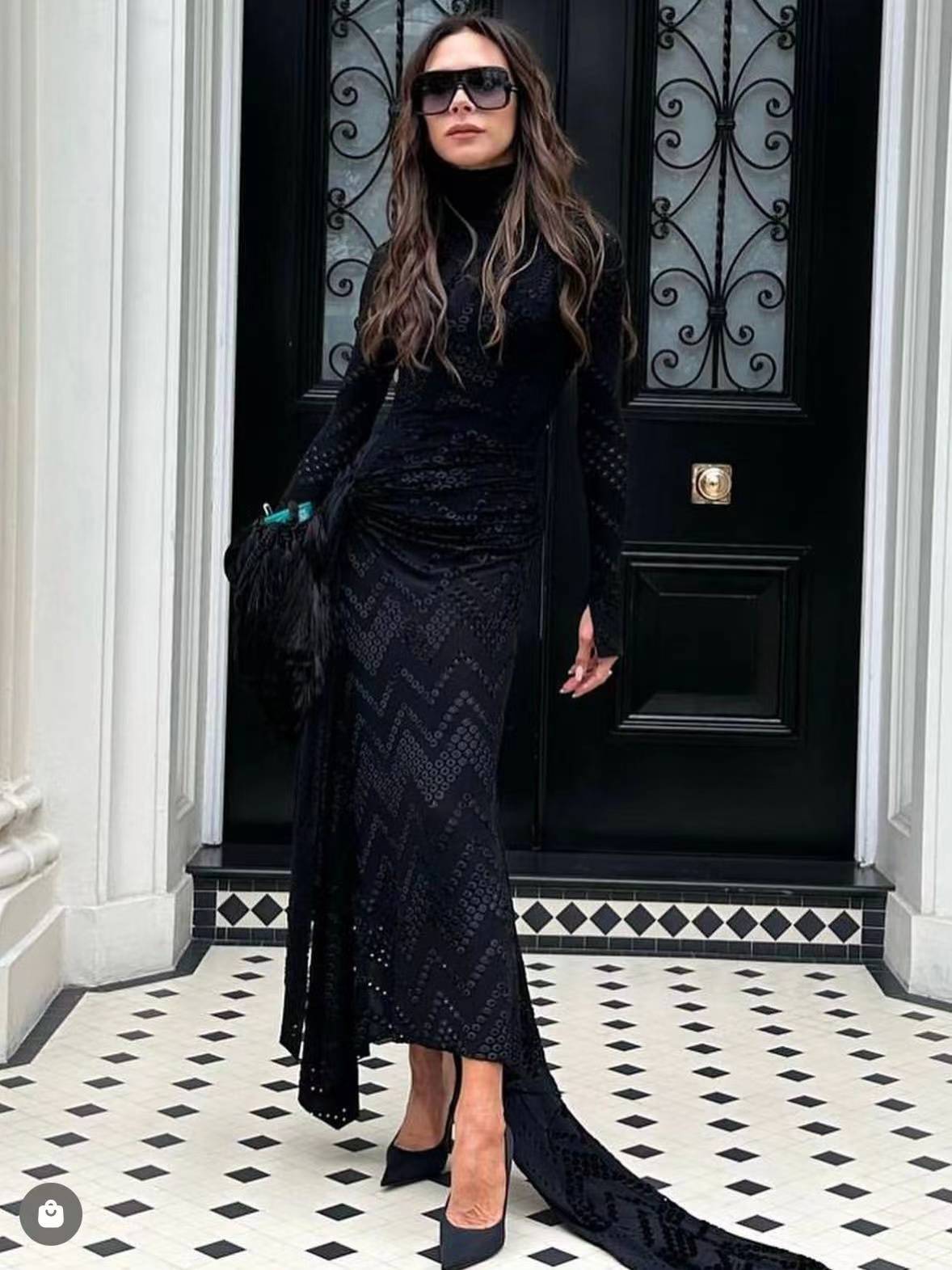 贝嫂穿搭,17年贝嫂纽约时装周穿搭