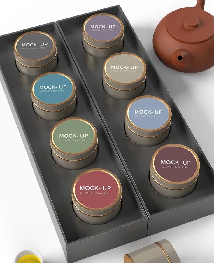 ps样机茶叶包装盒免费,免费素材茶叶包装盒展示样机