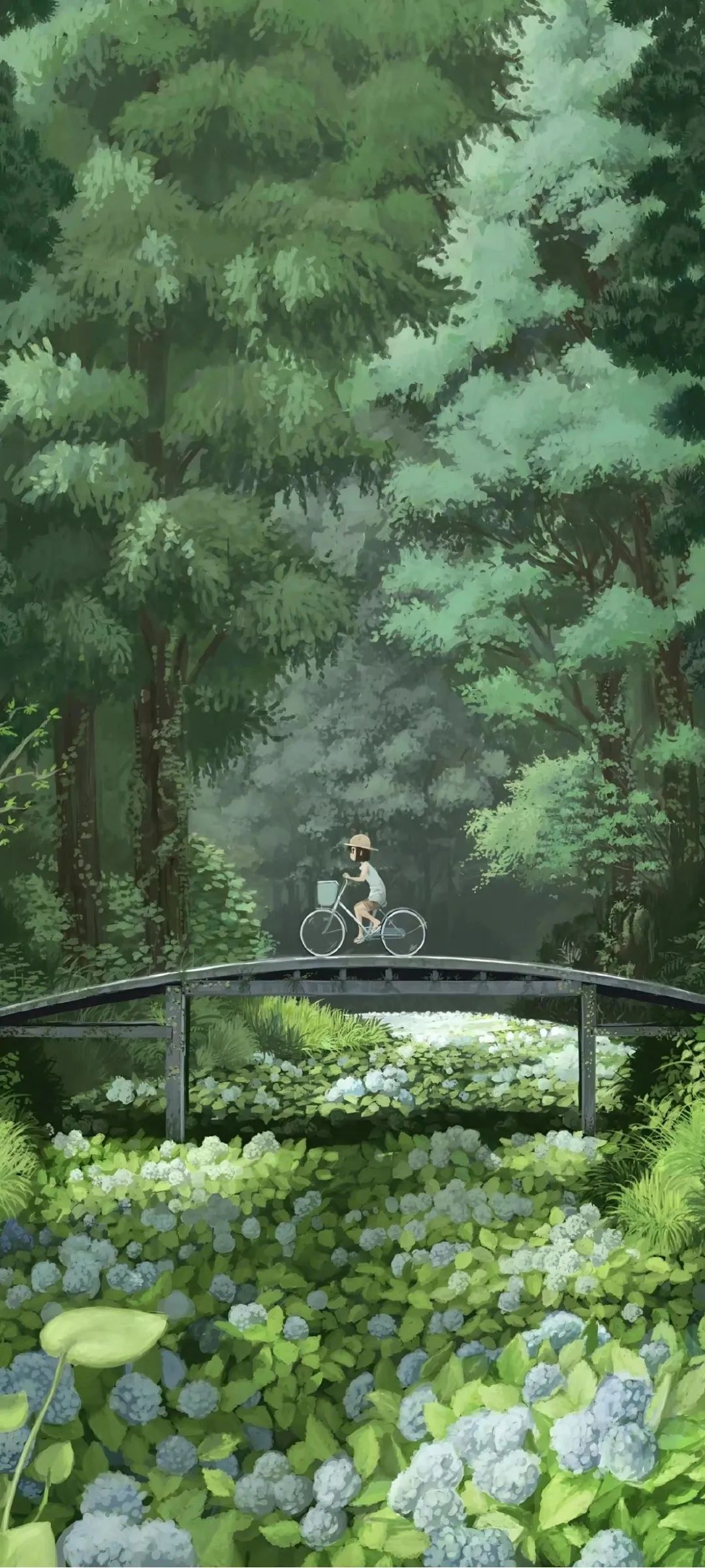 简单好看的水彩笔壁纸,好看清新的蓝色壁纸