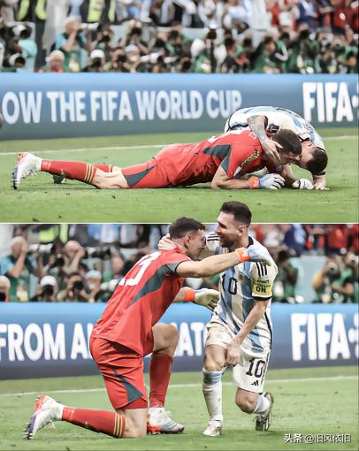 上天给梅西最好的礼物,圣马丁颁奖典礼拥抱梅西