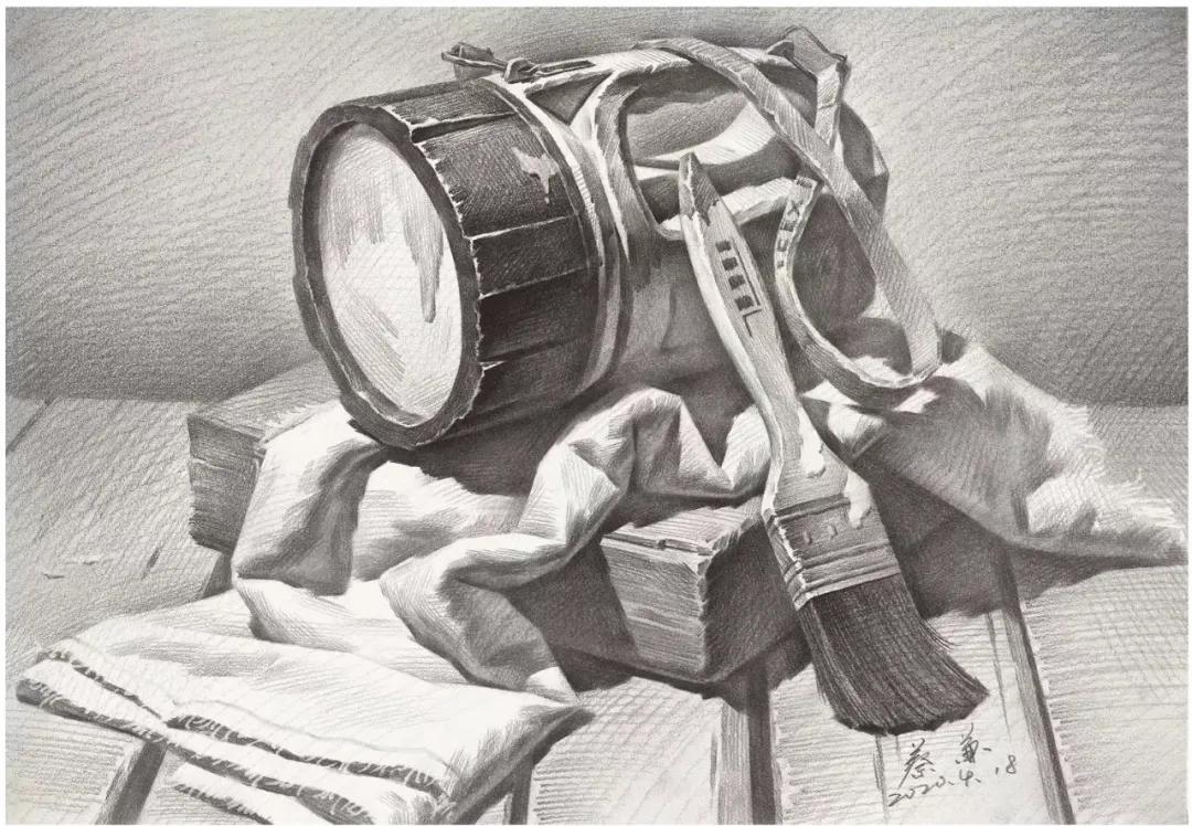 素描暗部画糊了,素描静物暗部该重到什么程度