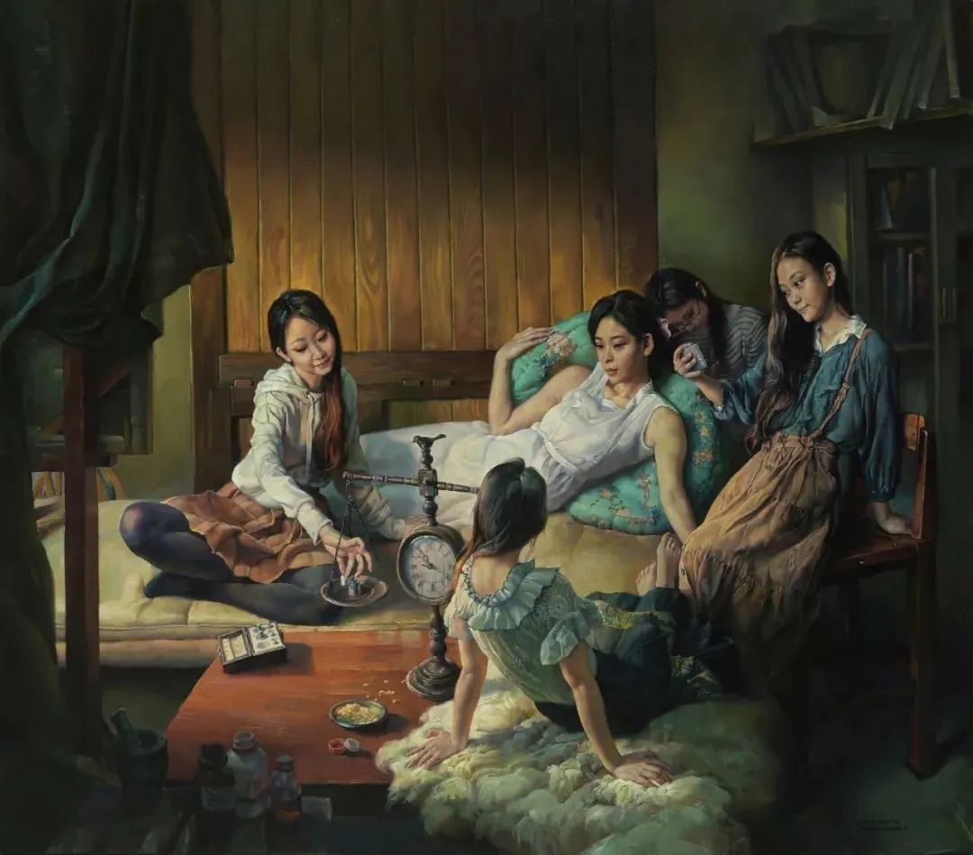 年轻漂亮女老师简笔画逼真,女教授工笔画欣赏