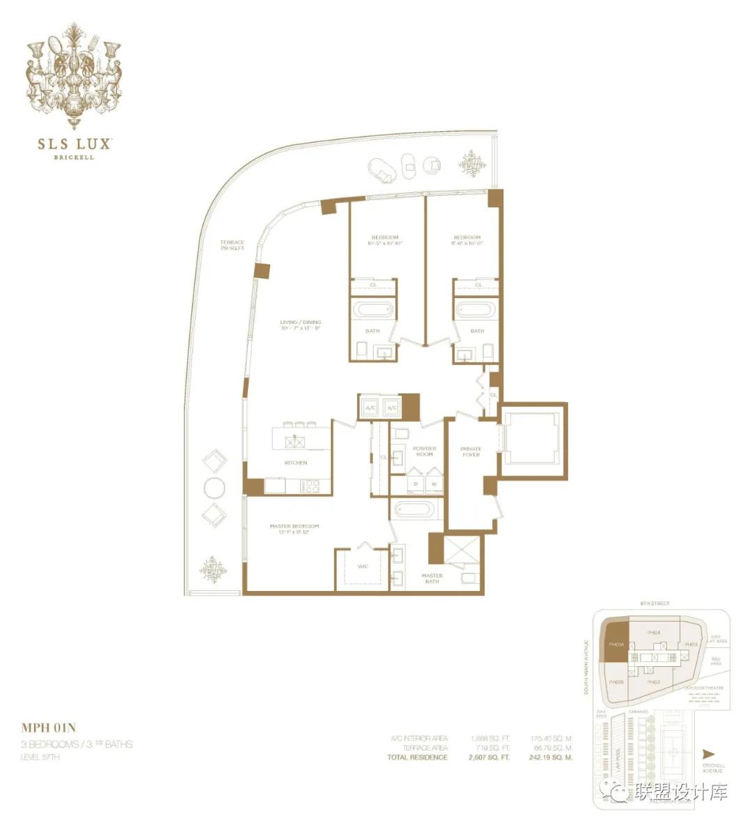 国外设计平面方案,顶级大师平面布局