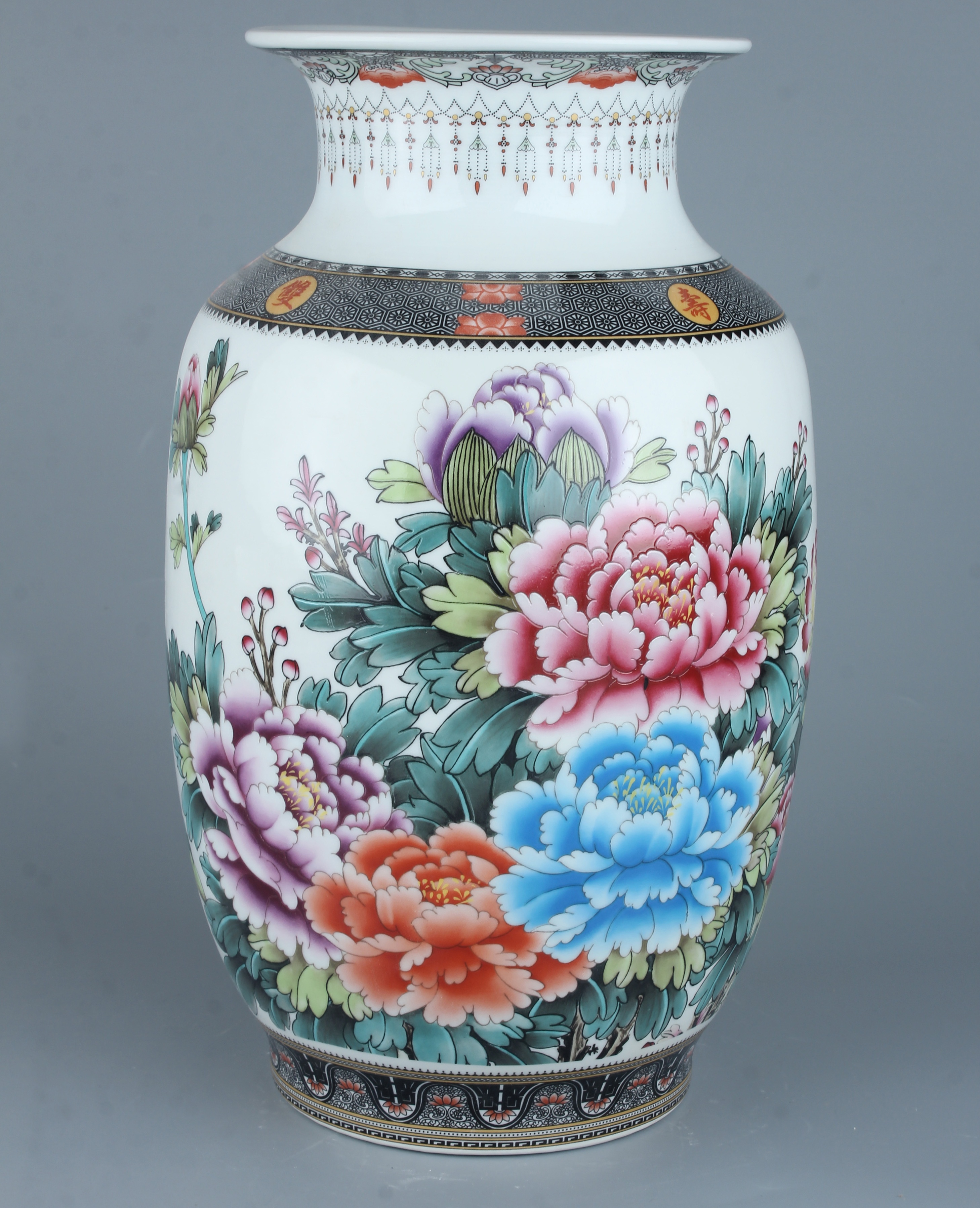 瓷器贴花和手工画区别,瓷器手工跟贴花的区别