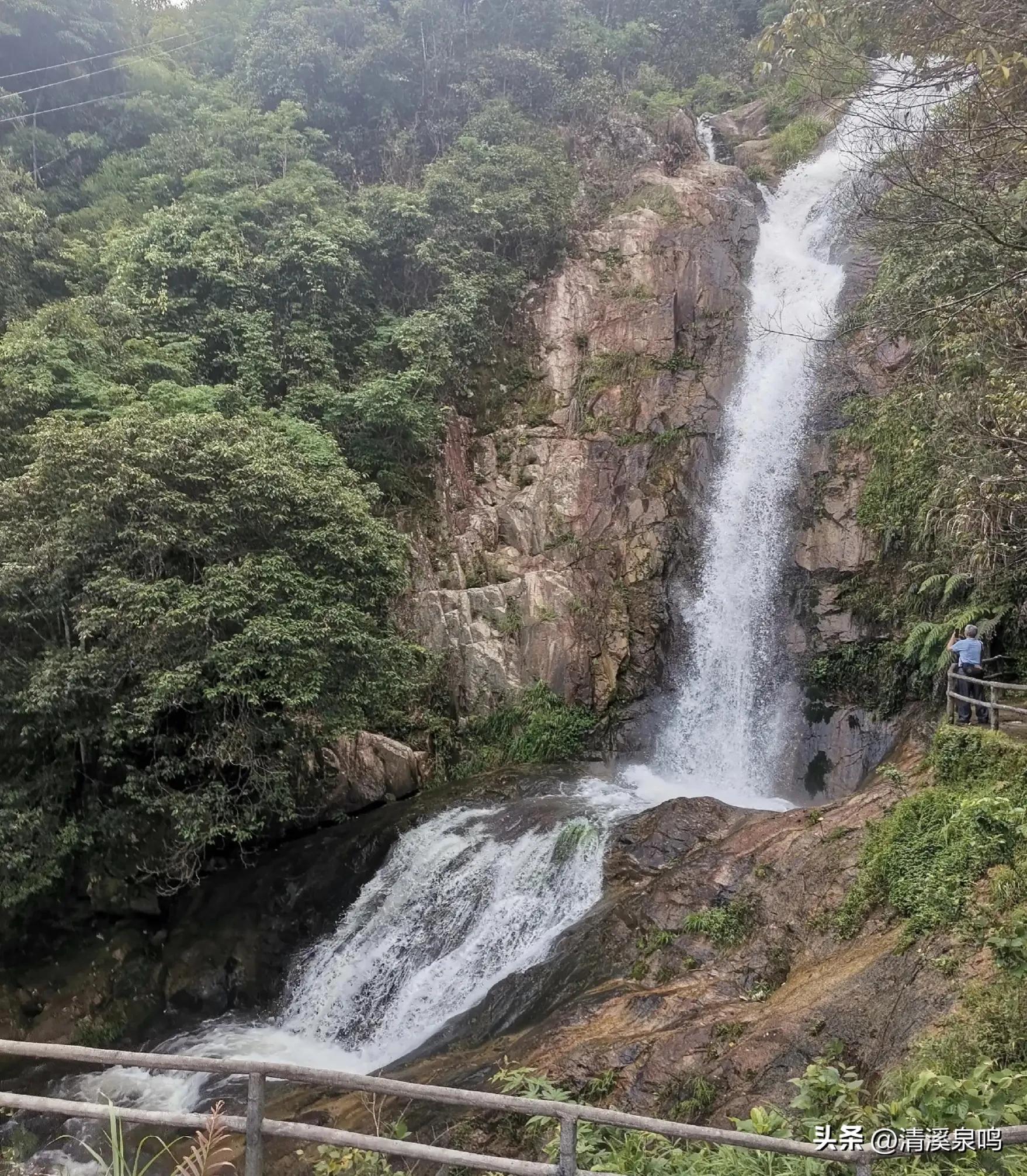 白水寨亲瀑台,白水寨瀑布最佳观景台多高
