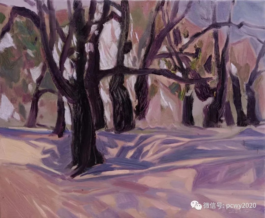 平川野麻滩岩画,东北专门画野草的画家