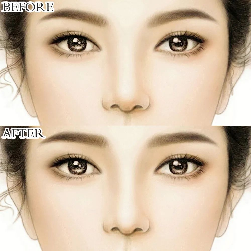 鼻影的万能画法,万能鼻子修容法