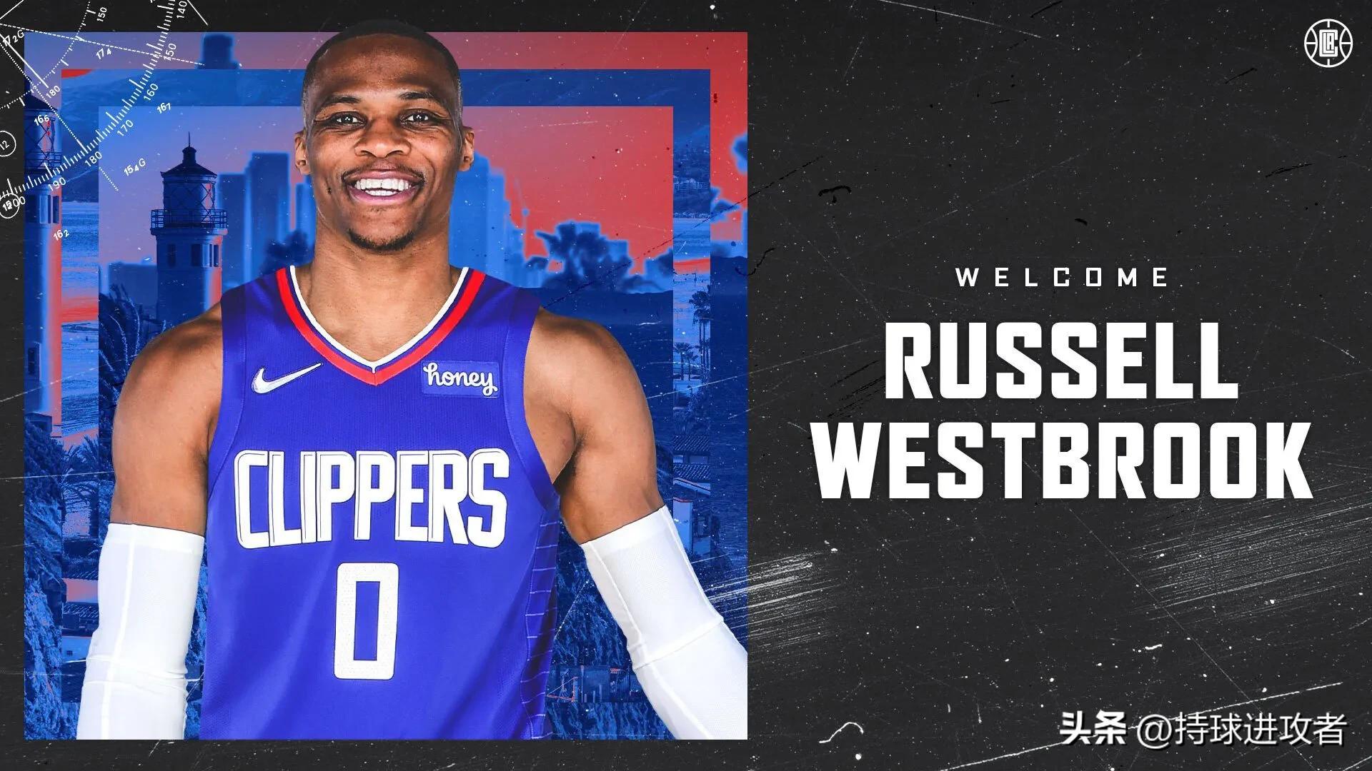 乔治谈快船底薪续约威少,快船威少全队海报