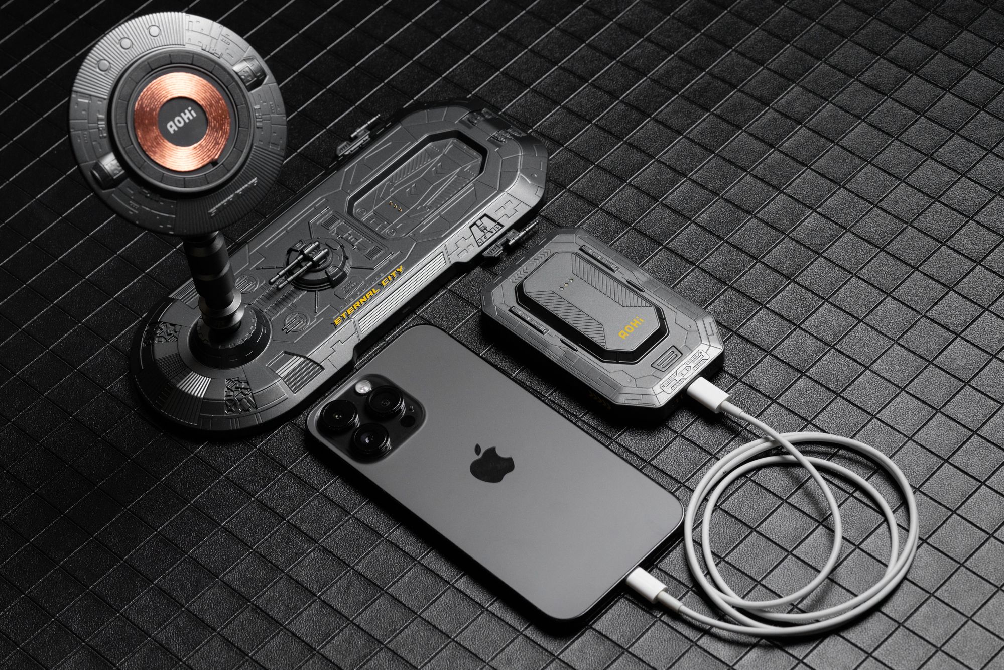 自己拼装一套无线充电器是什么体验？Aohi永恒之城无线充电器