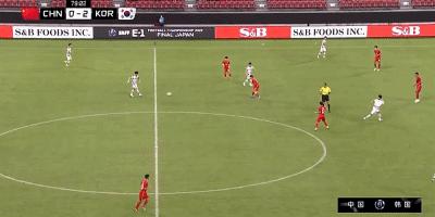 国足0比3韩国朱辰杰,朱辰杰东亚杯踢日本