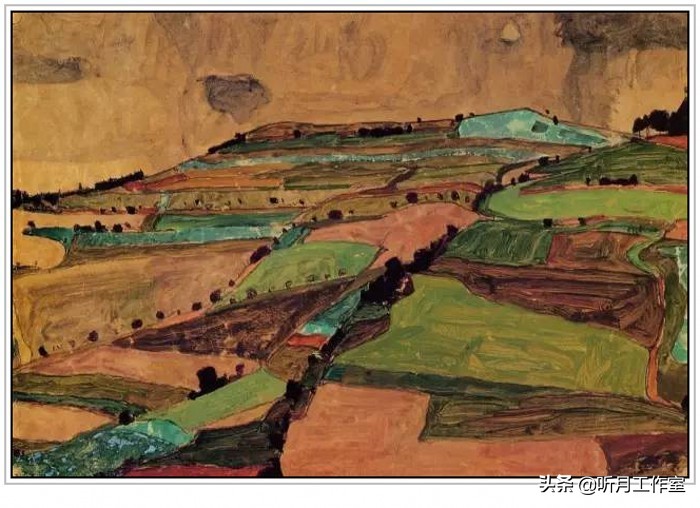 欧洲各国画家名画四棵树作品,20世纪现代派名画赏析