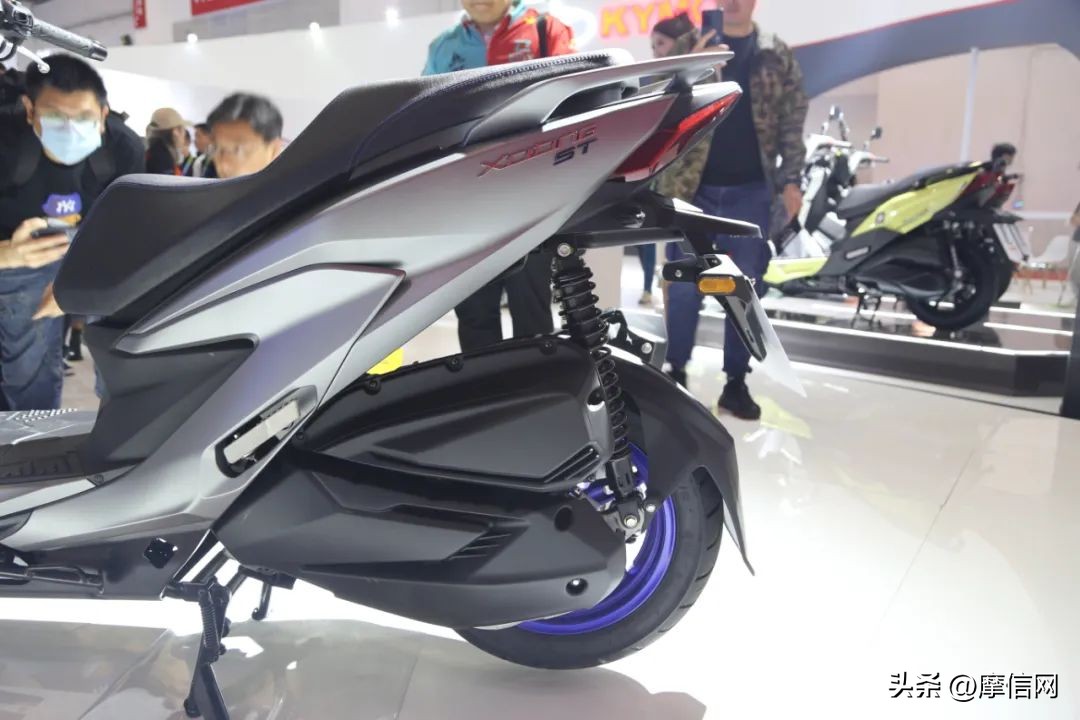 北京摩博会光阳st250试驾,北京摩展光阳krv150