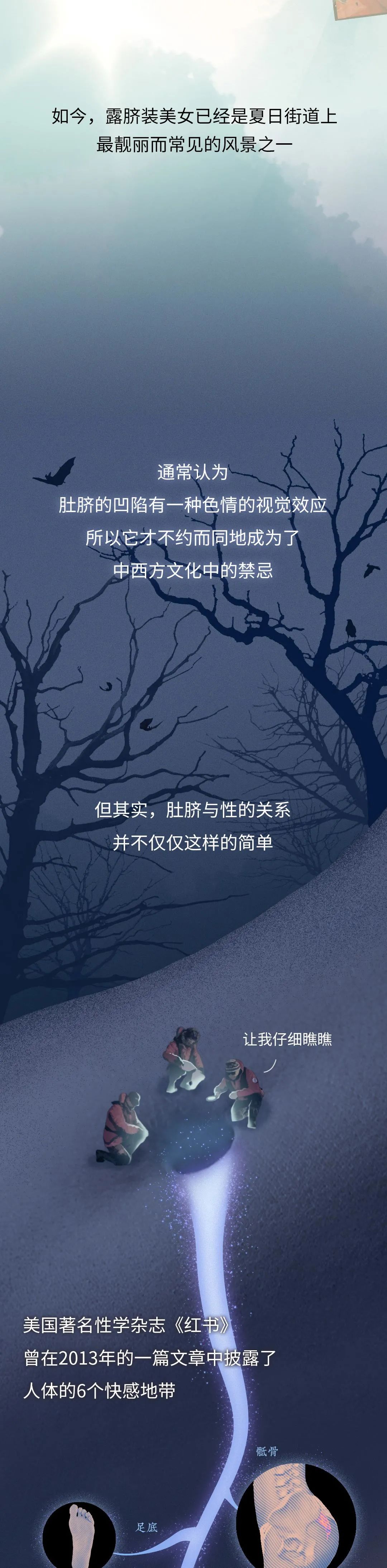 为什么女生露肚脐，会显得性感？（漫画）