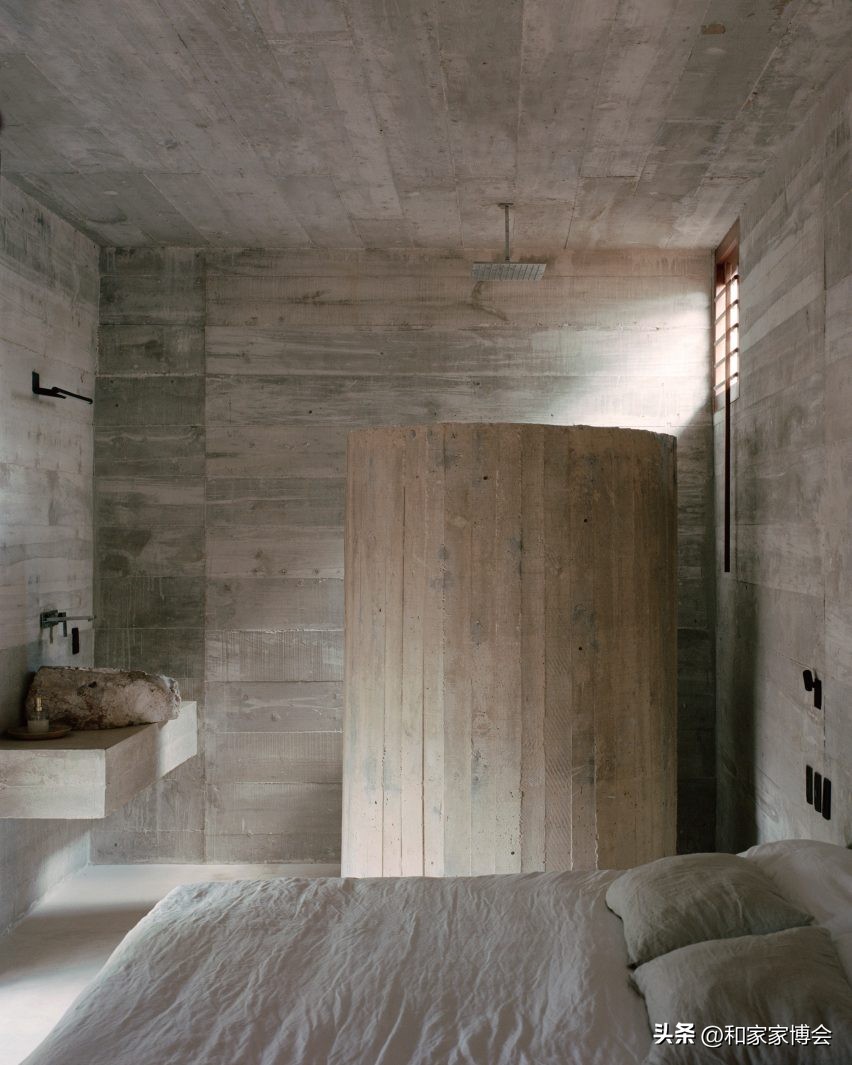 自然纯粹的清水混凝土住宅，用当代手法沉淀玛雅文化