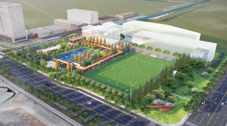 闵行体育公园现在开放吗,闵行新建绿地公园