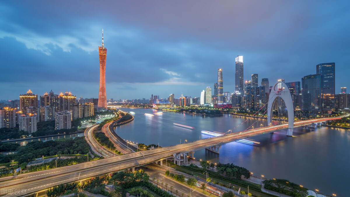 珠江夜游船美图,珠江夜游风景