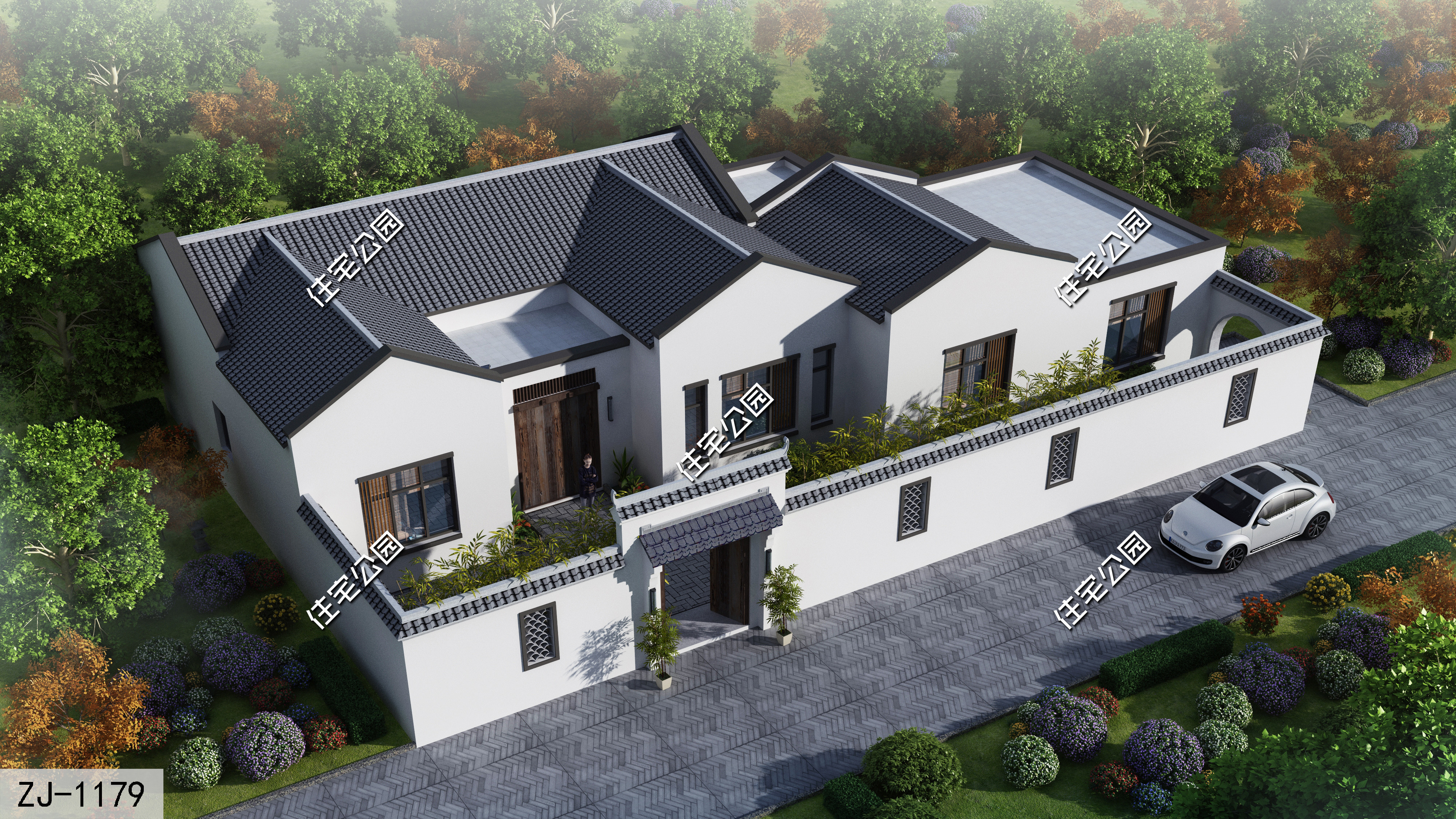 最实用100平农村别墅自建房,当下最流行的农村一层别墅