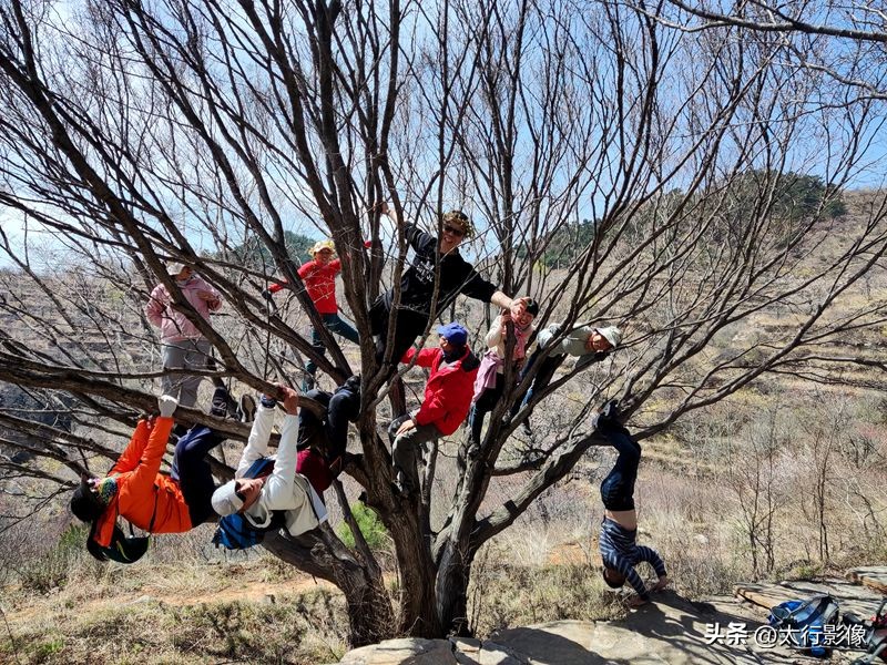 山西太行山大峡谷风景区拍照打卡,南岭太行山