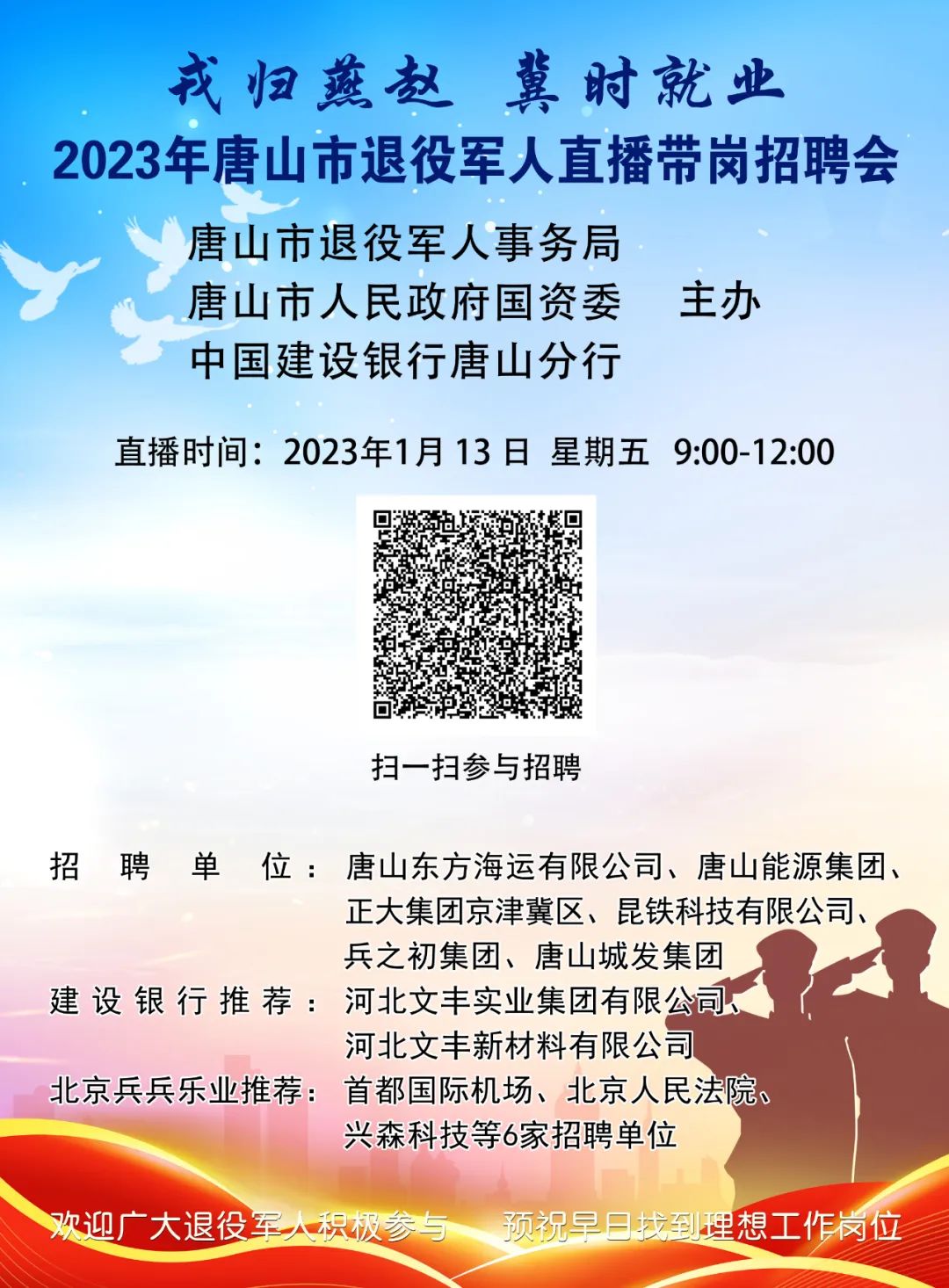 唐山招聘会211人,唐山招聘130人
