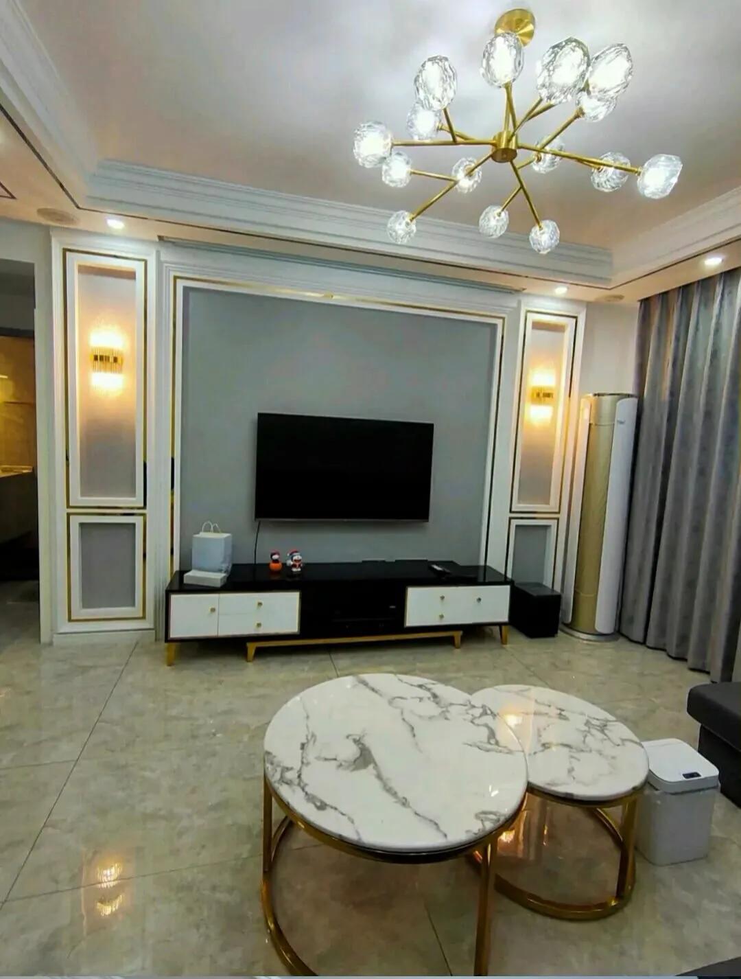 2019影视墙壁布效果图大全集,简约壁布影视墙图片大全集