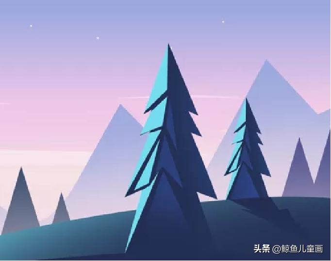 几何森林绿植,几何森林风景