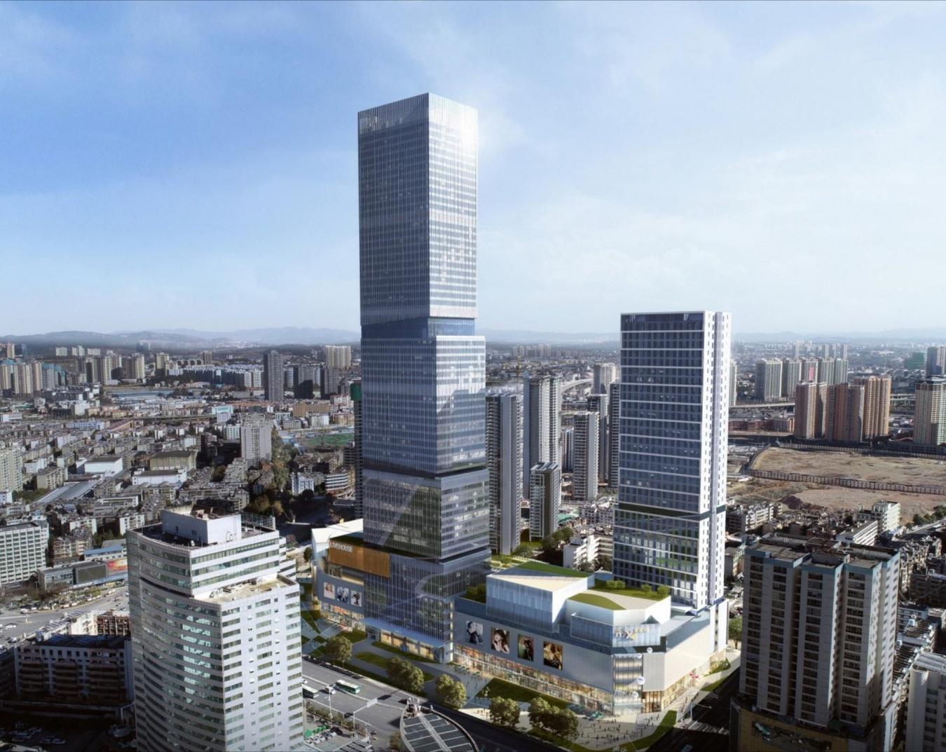 华润建的双子塔,华润中原超级总部基地超高层