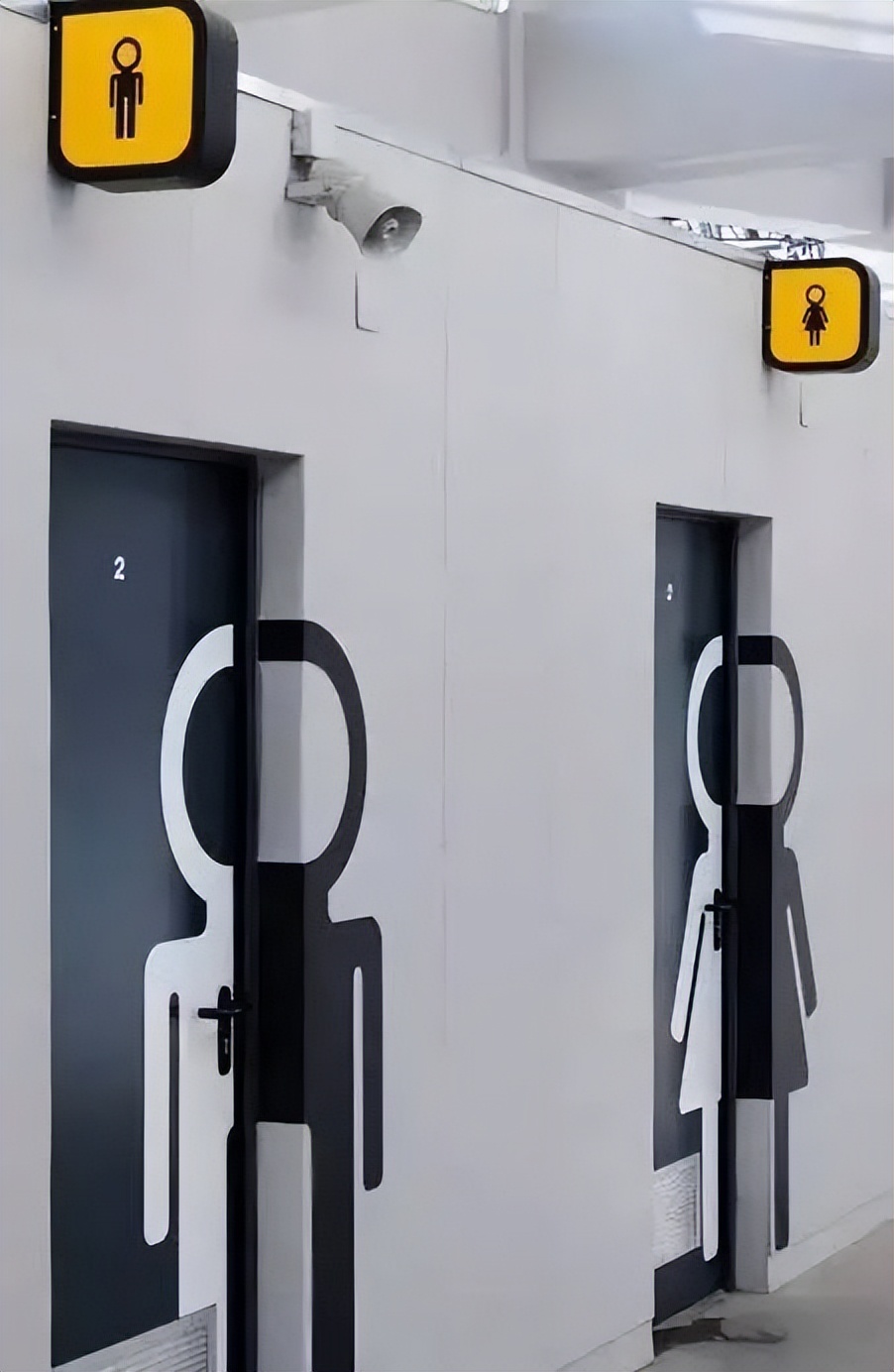 厕所设计标志理念介绍,厕所标识创意设计