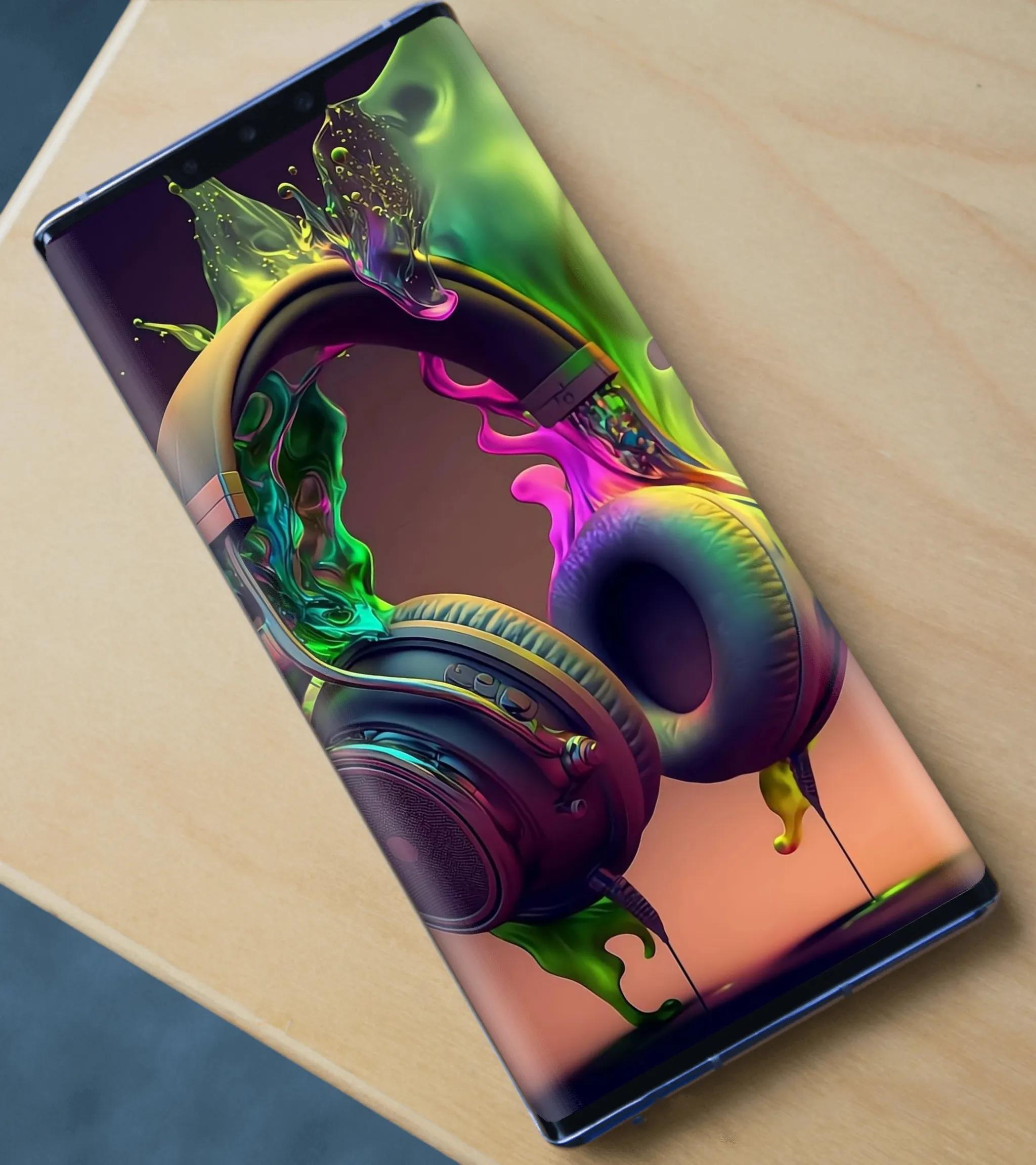 鲜艳色彩拼图手机壁纸,色彩堆叠手机壁纸