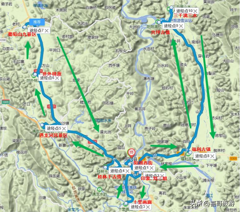 广西桂林阳朔旅游攻略,广西桂林阳朔县有什么旅游风景点