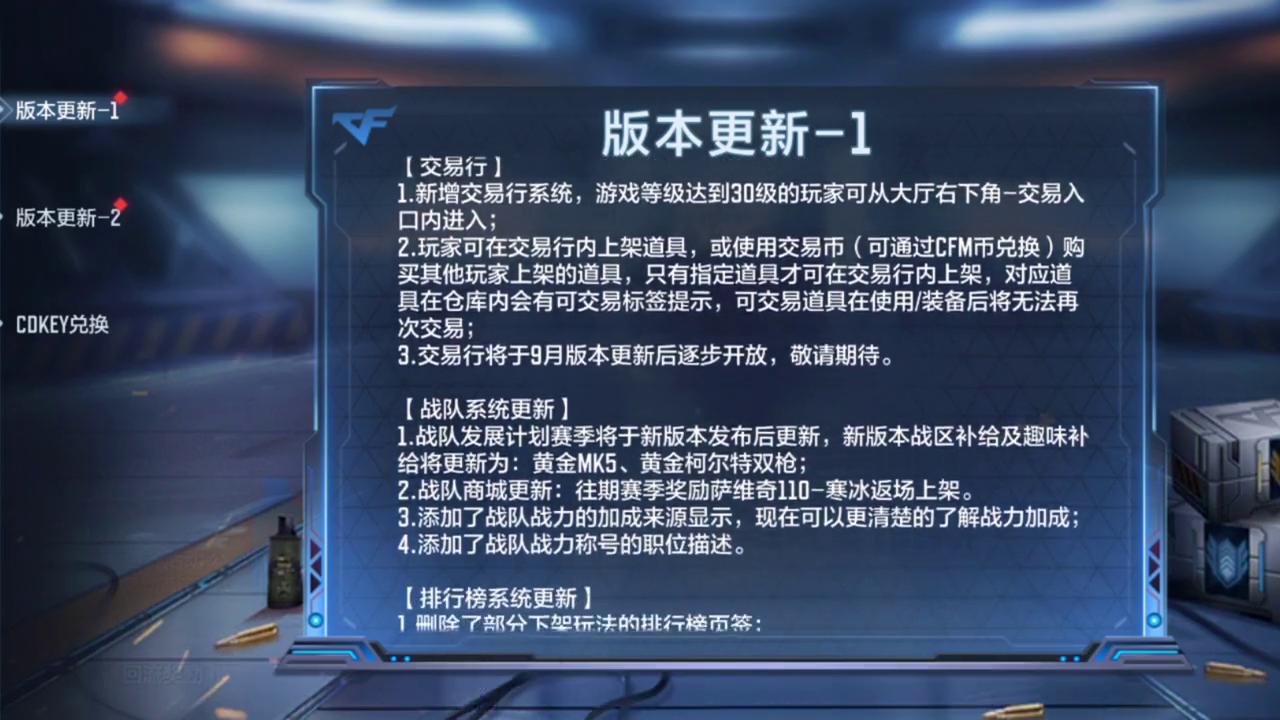 cf手游新版本爆料4月份赏金令,cf手游最新公告