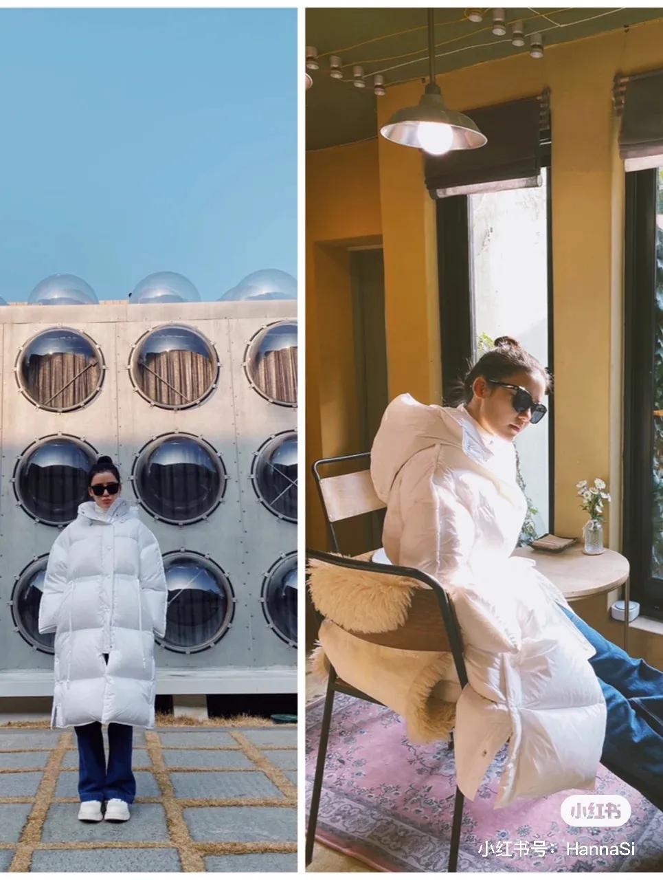 韩国小姐姐羽绒服,韩国小姐姐穿的羽绒服显瘦