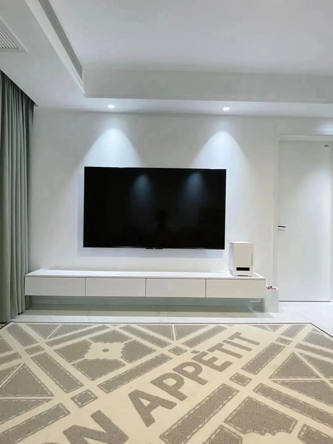 悬空电视柜和放地上的哪个更实用,地面电视柜和悬空电视柜