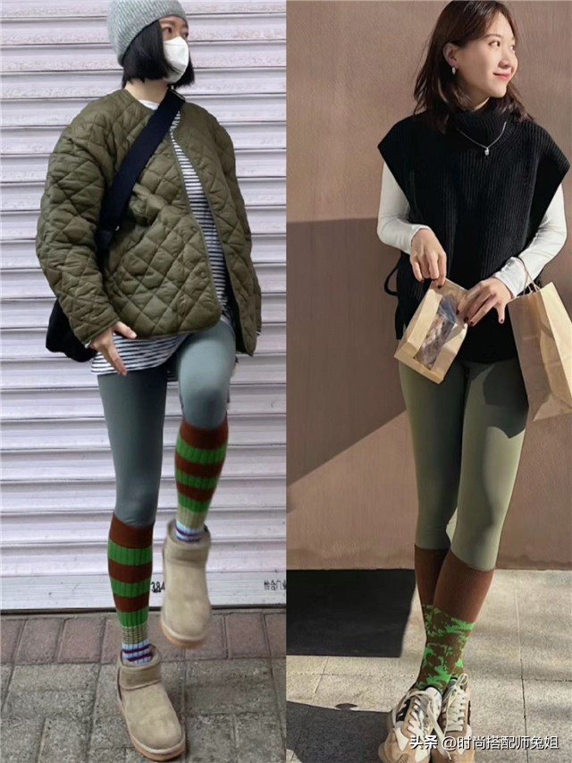 冬天露脚踝穿什么保暖裤,别露脚踝了今年流行什么袜子